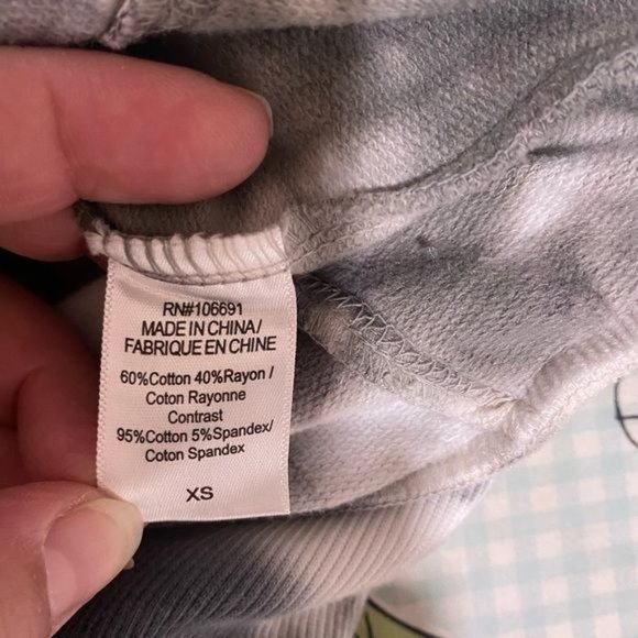 Young Fabulous & Broke Asymmetrical Tie Dye Mini Sweater Dress size XS - Picture 12 of 14